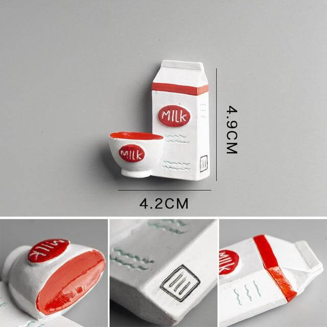 3D kreative Lebensmittelmagnete | Brehn