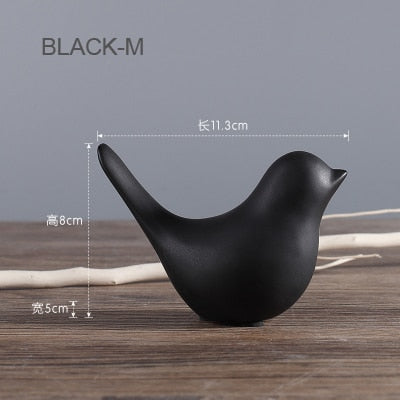 Nordic Creative Keramische Vogelfiguren