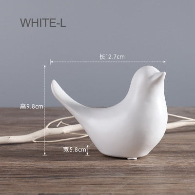 Nordic Creative Keramische Vogelfiguren