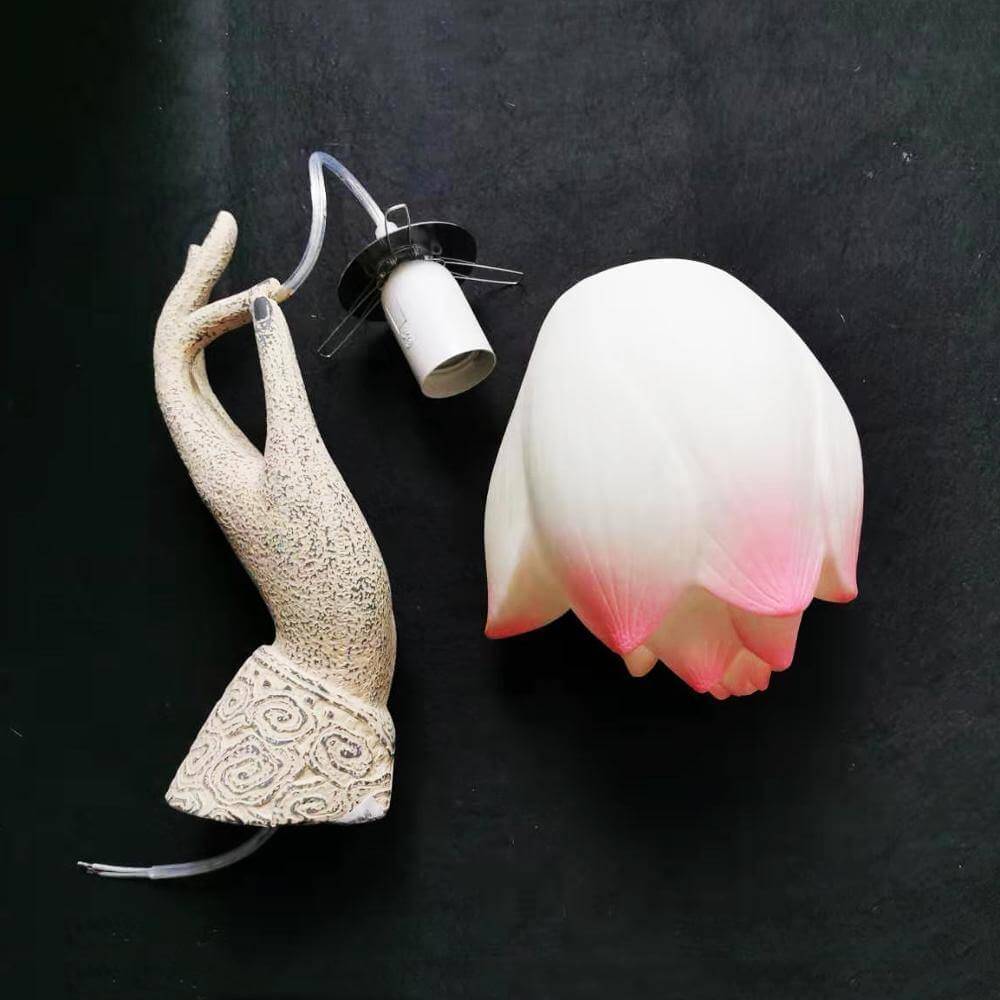 Moderne kreative chinesische Lotus-Wandleuchte | Brehn
