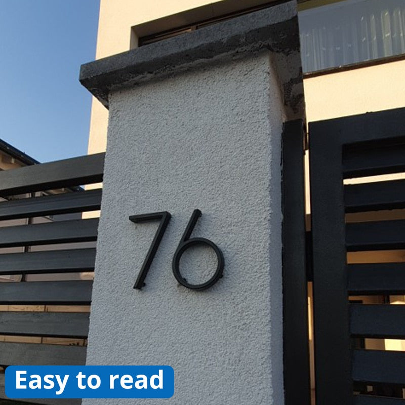 BowLift | Modern house number