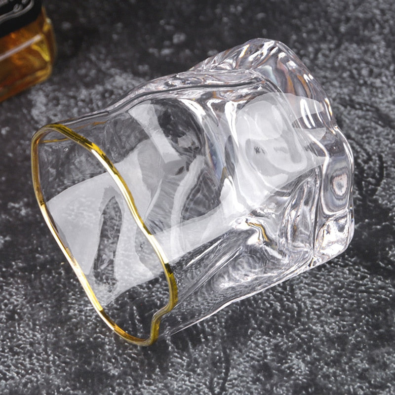 Brehn | Verzerrte Textur Whisky Glas Set