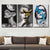 Butterfly Faces - Leinwand Wandkunst Malerei