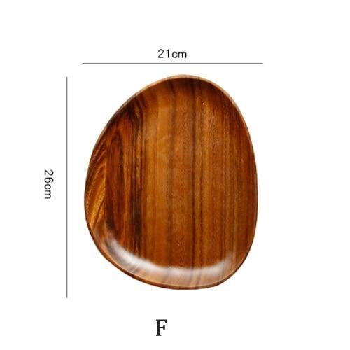 Unregelmäßige natürliche Holzplatten