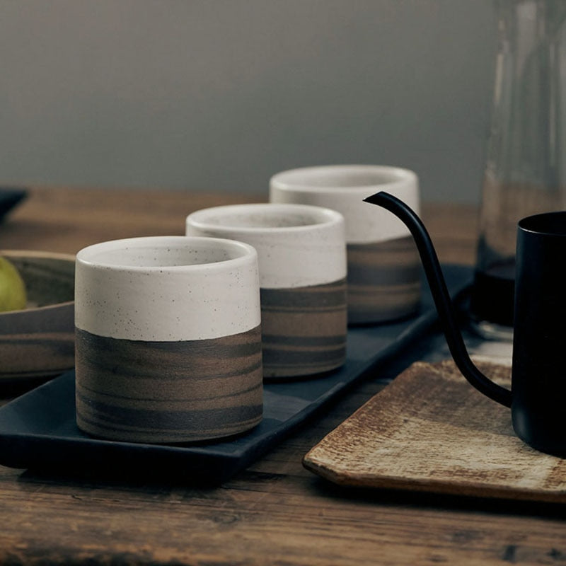 Japanische elegante Retro-Keramikbecher