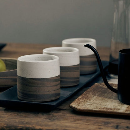 Japanische elegante Retro-Keramikbecher