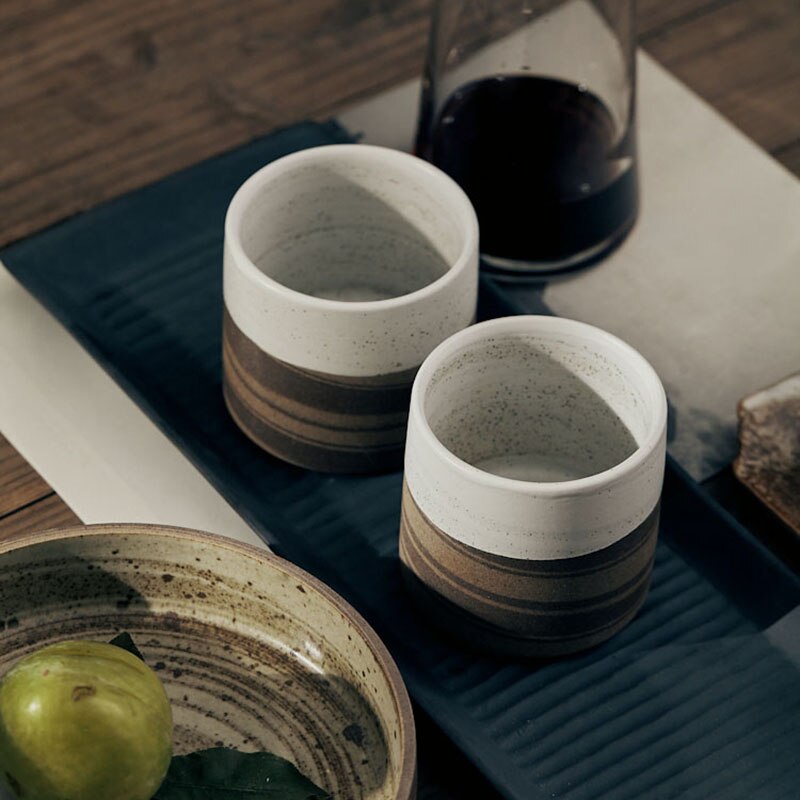 Japanische elegante Retro-Keramikbecher