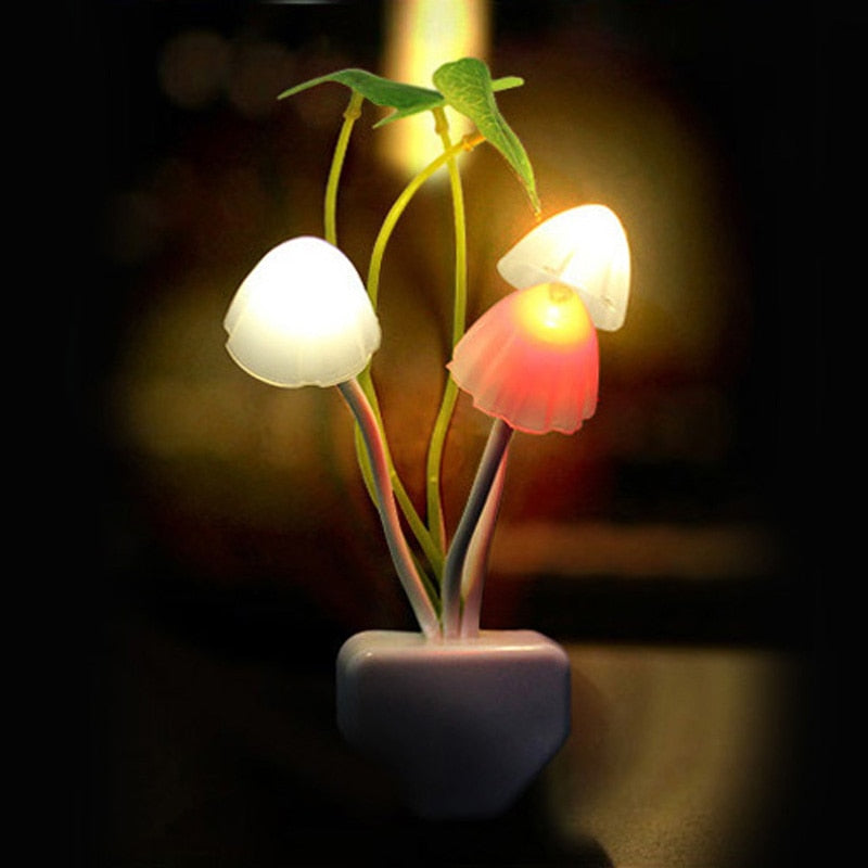 Fager bunte Pilz Nacht Wandlampe | Brehn