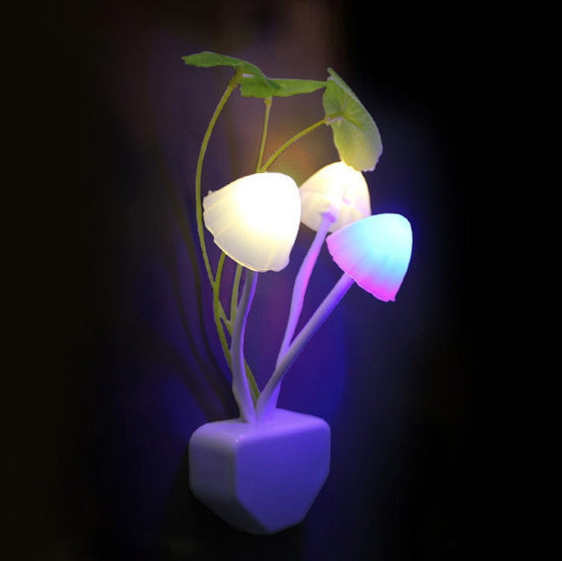Fager bunte Pilz Nacht Wandlampe | Brehn