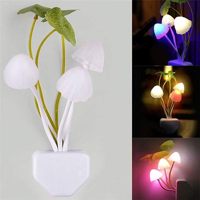 Fager bunte Pilz Nacht Wandlampe | Brehn