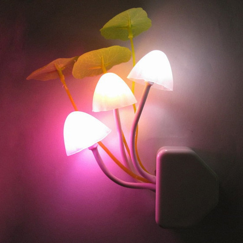Fager bunte Pilz Nacht Wandlampe | Brehn