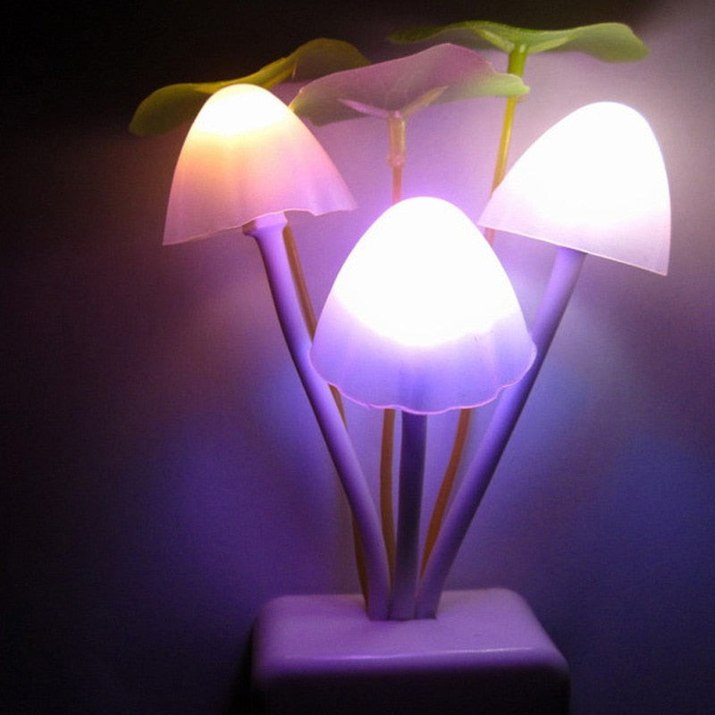 Fager bunte Pilz Nacht Wandlampe | Brehn