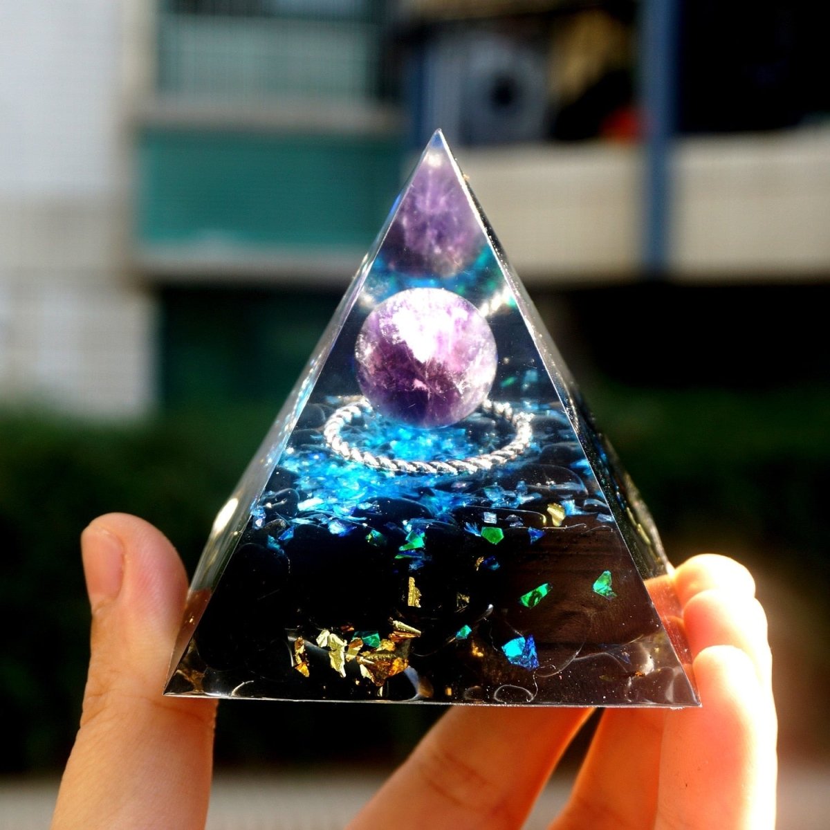 Amethyst-Sphäre Gleichgewicht und wiedergefundene Gelassenheit | Brehn