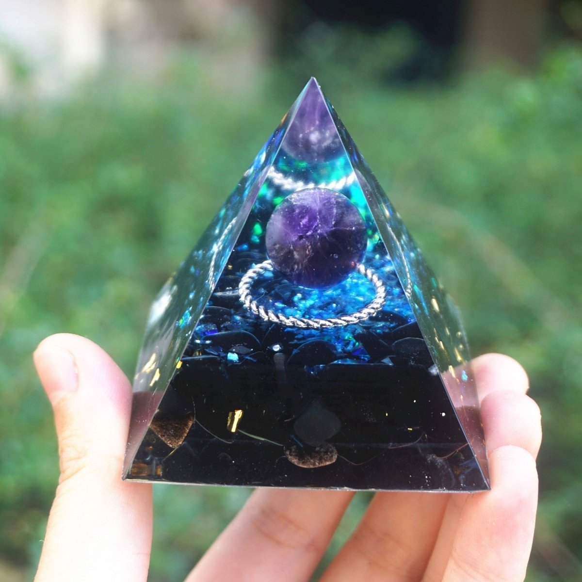 Amethyst-Sphäre Gleichgewicht und wiedergefundene Gelassenheit | Brehn