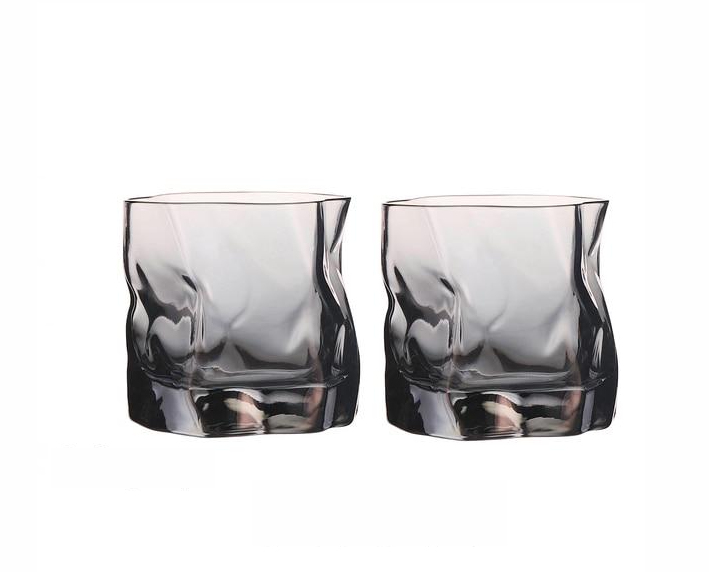 Brehn | Verzerrte Textur Whisky Glas Set