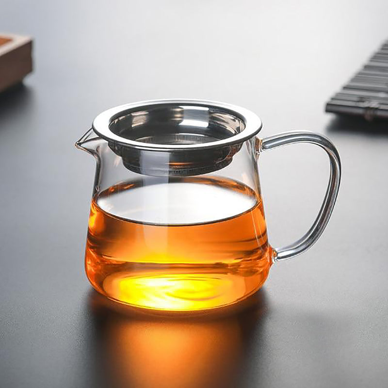Einzelne Tasse Glas Teekanne – Moderner loser Teezieher | Brehn