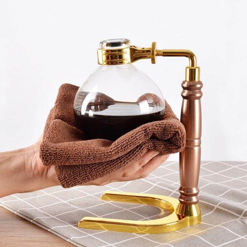 Eleganter Glas-Siphon-Kaffeekocher | Brehn