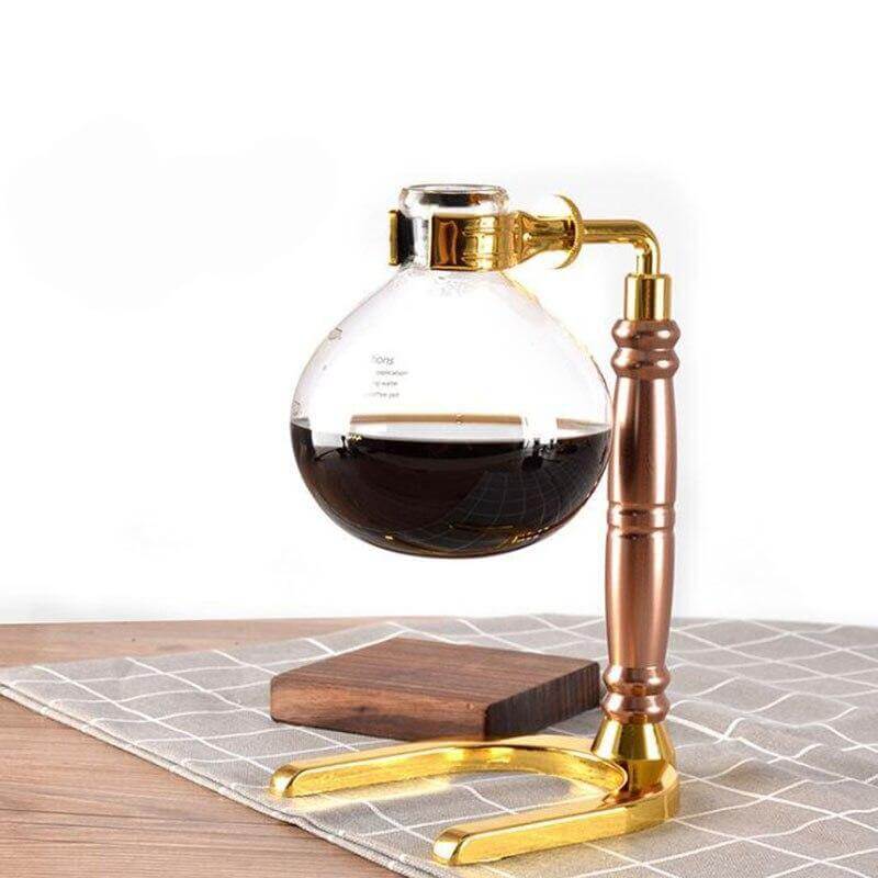 Eleganter Glas Siphon Kaffeezubereiter