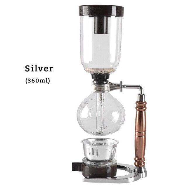 Eleganter Glas-Siphon-Kaffeekocher | Brehn