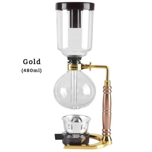 Eleganter Glas-Siphon-Kaffeekocher | Brehn
