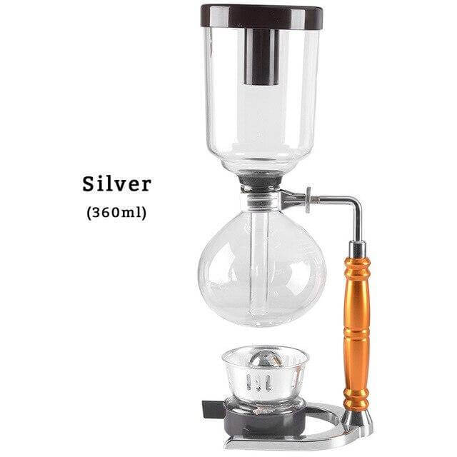 Eleganter Glas-Siphon-Kaffeekocher | Brehn