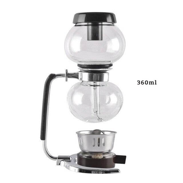 Eleganter Glas-Siphon-Kaffeekocher | Brehn