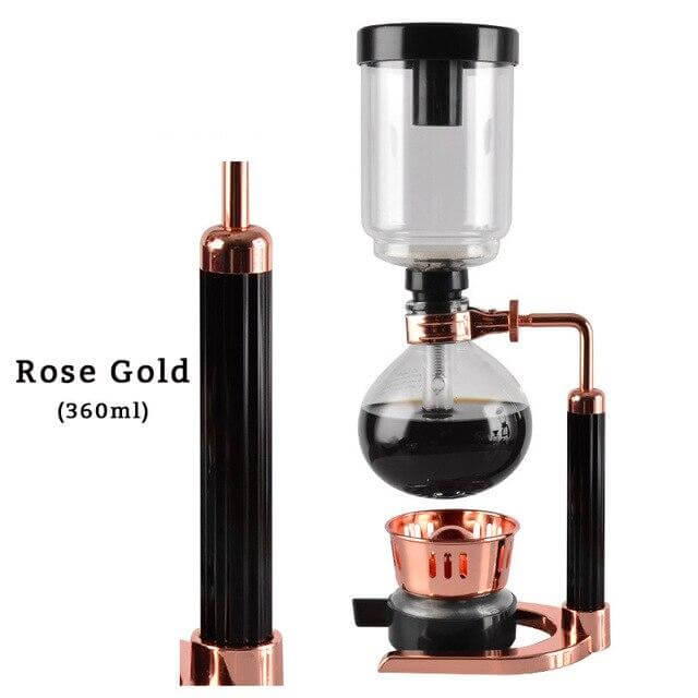 Eleganter Glas-Siphon-Kaffeekocher | Brehn