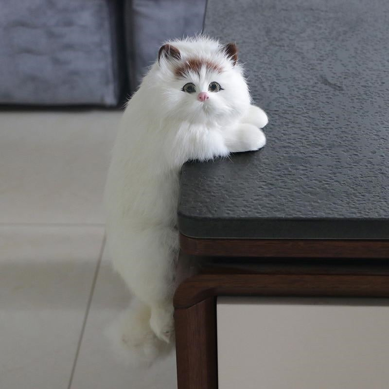 Süßes Plüschkatze Home Desk Figur Figur Dekor | Brehn