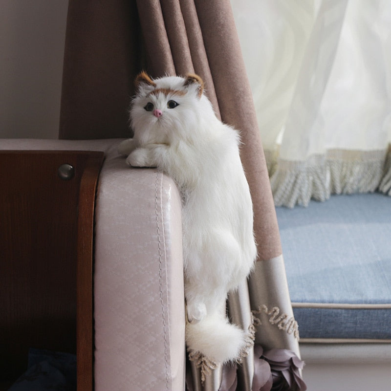 Süßes Plüschkatze Home Desk Figur Figur Dekor | Brehn