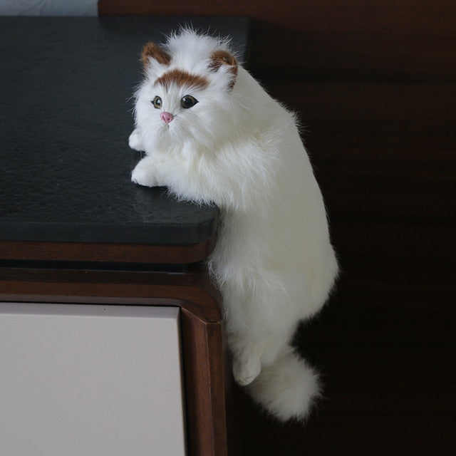 Süßes Plüschkatze Home Desk Figur Figur Dekor | Brehn