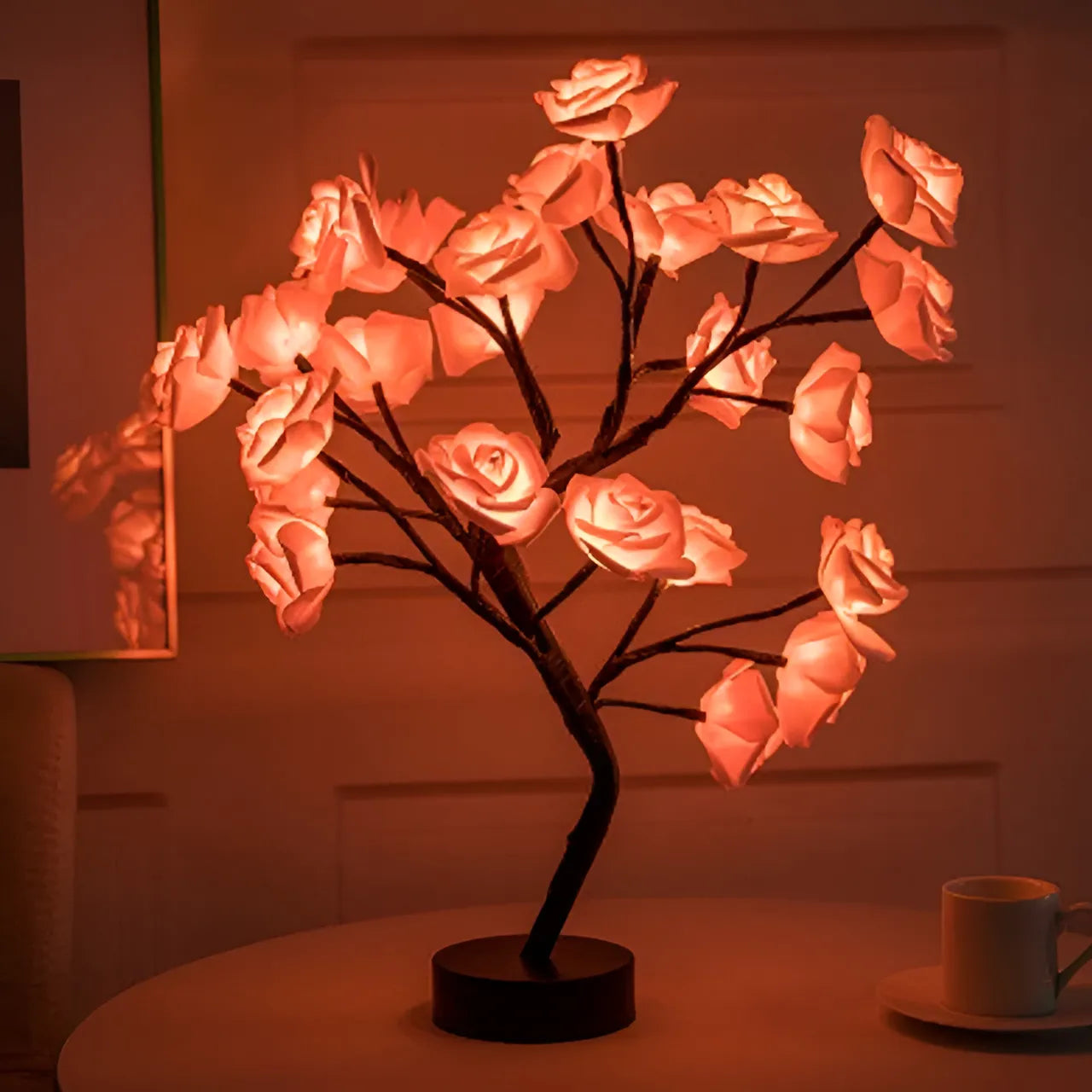 Beleuchteter Rosenbaum - LumiRose | Brehn