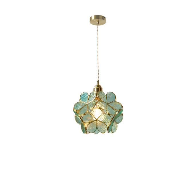 Brehn | Moderne Blumenform Glas LED Pendelleuchte