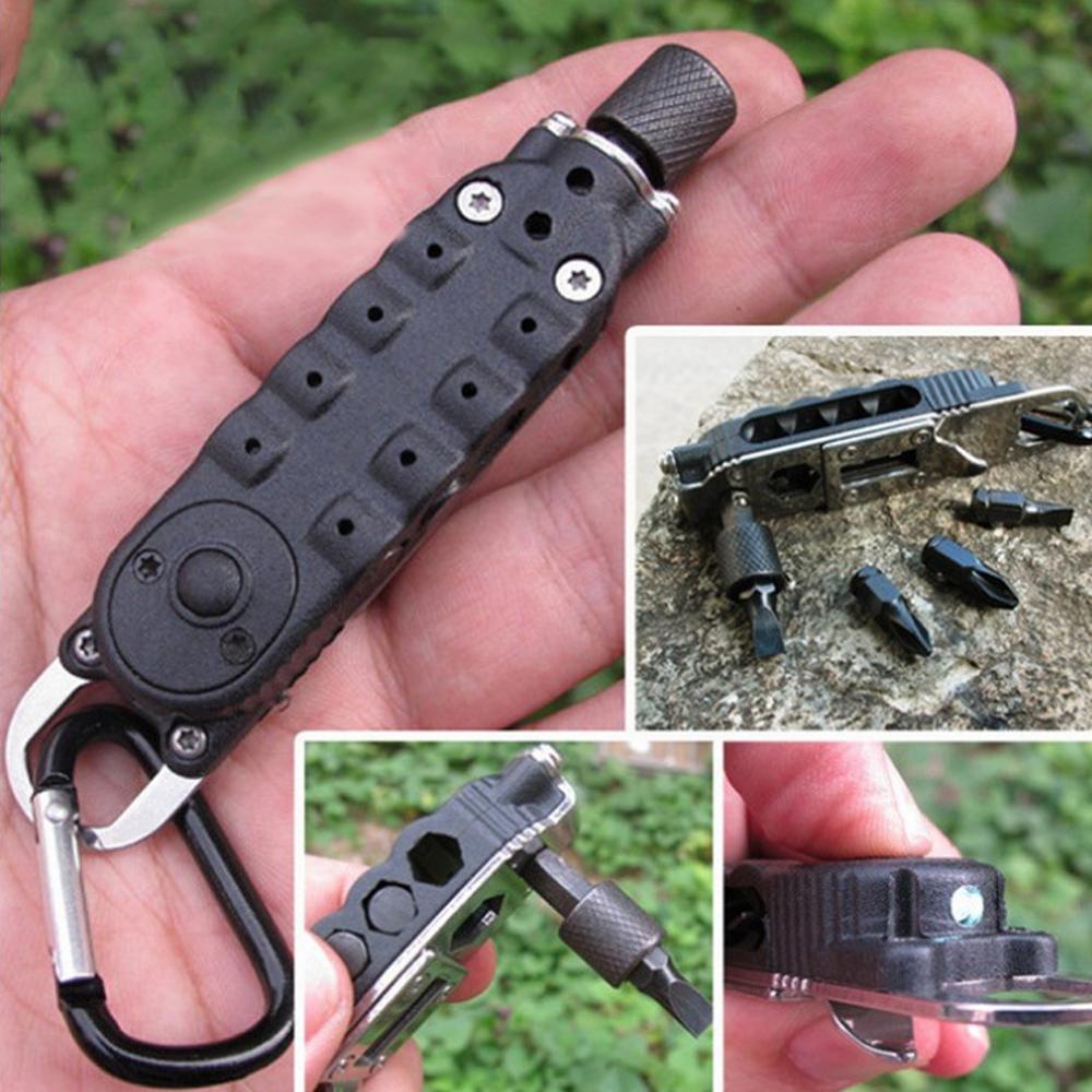 Mini Multifunktionales Schlüsselanhänger Überleben Camping Werkzeug | Brehn