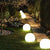 Mehrfarbige LED-Sphären-Gartenlampe mit Fernbedienung
