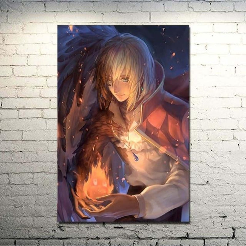 Magische Anime Freunde - Leinwand Wandkunst Malerei