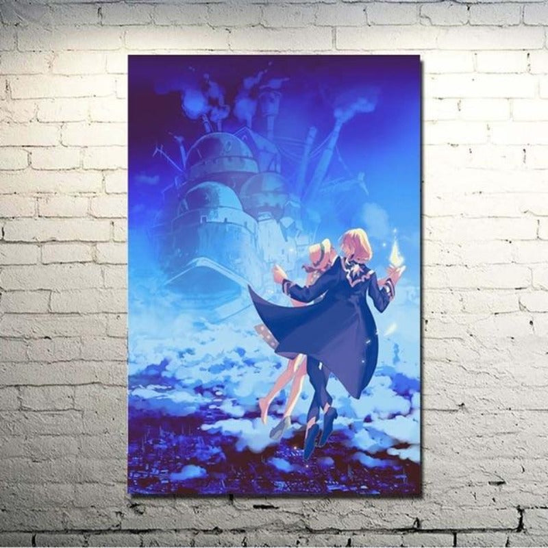 Magische Anime Freunde - Leinwand Wandkunst Malerei