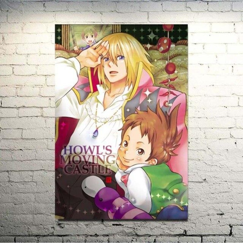 Magische Anime Freunde - Leinwand Wandkunst Malerei