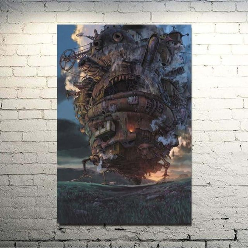 Magische Anime Freunde - Leinwand Wandkunst Malerei