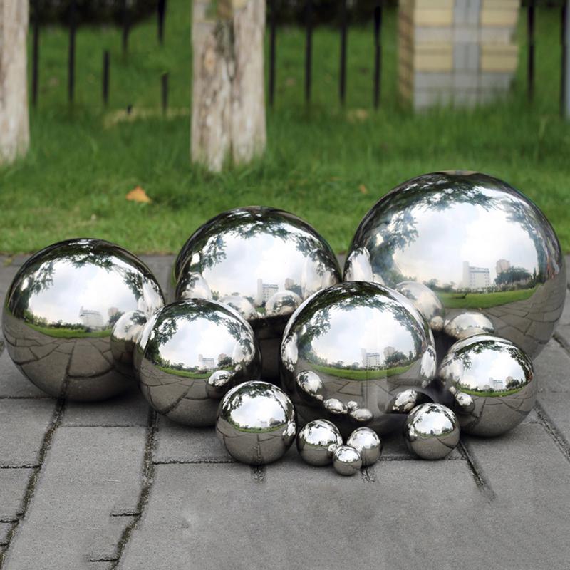Edelstahl Spiegelball Garten Dekor