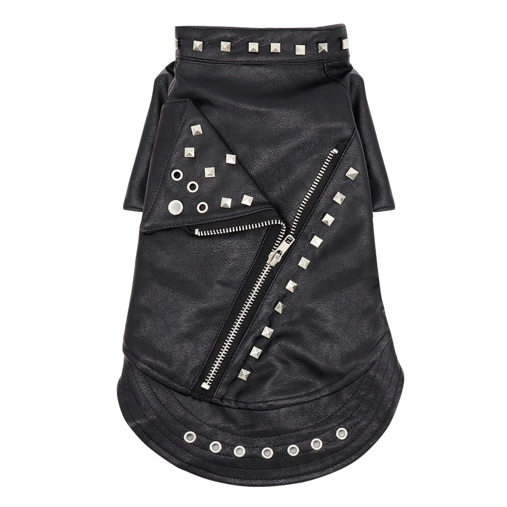 Brehn | Coole niedliche Leder Haustierjacke