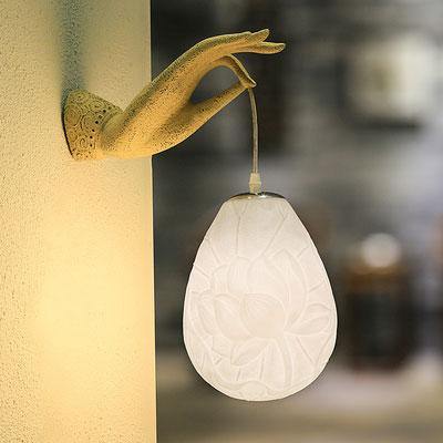 Moderne kreative chinesische Lotus-Wandleuchte | Brehn