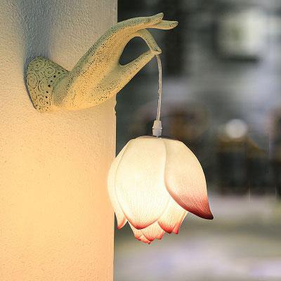 Moderne kreative chinesische Lotus-Wandleuchte | Brehn