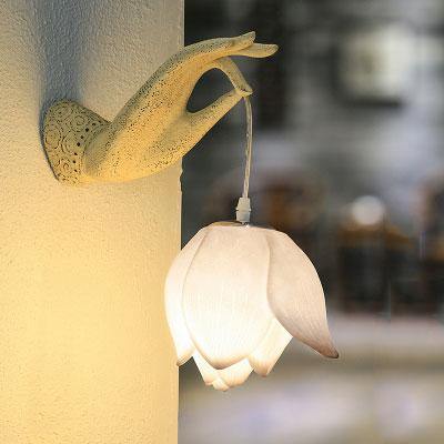 Moderne kreative chinesische Lotus-Wandleuchte | Brehn