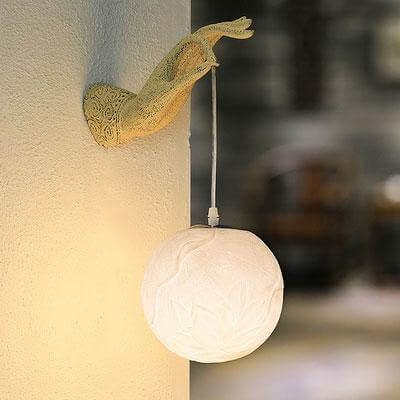 Moderne kreative chinesische Lotus-Wandleuchte | Brehn