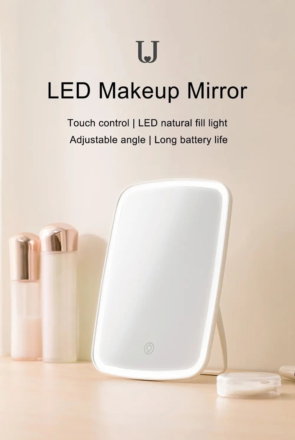 Fancy tragbares LED-Touch-Spiegel | Brehn