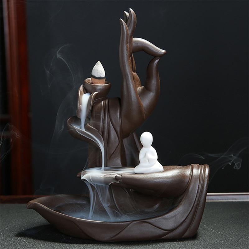 Buddha Hand Rücklauf Räuchergefäß | Brehn