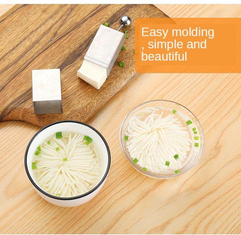 Handlicher quadratischer manueller Tofu-Käse-Schneider