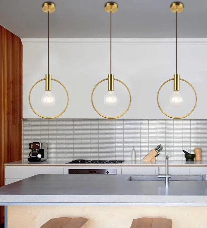 Moderne nordische Glaspendelleuchten