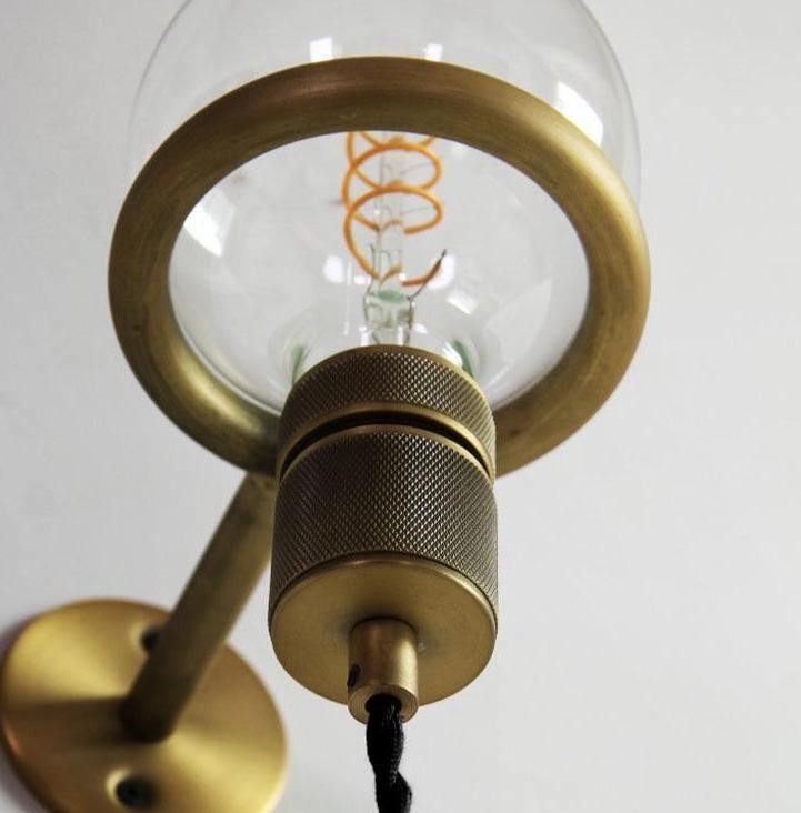 Nordic Retro Ring Wandlampe mit Spiegel