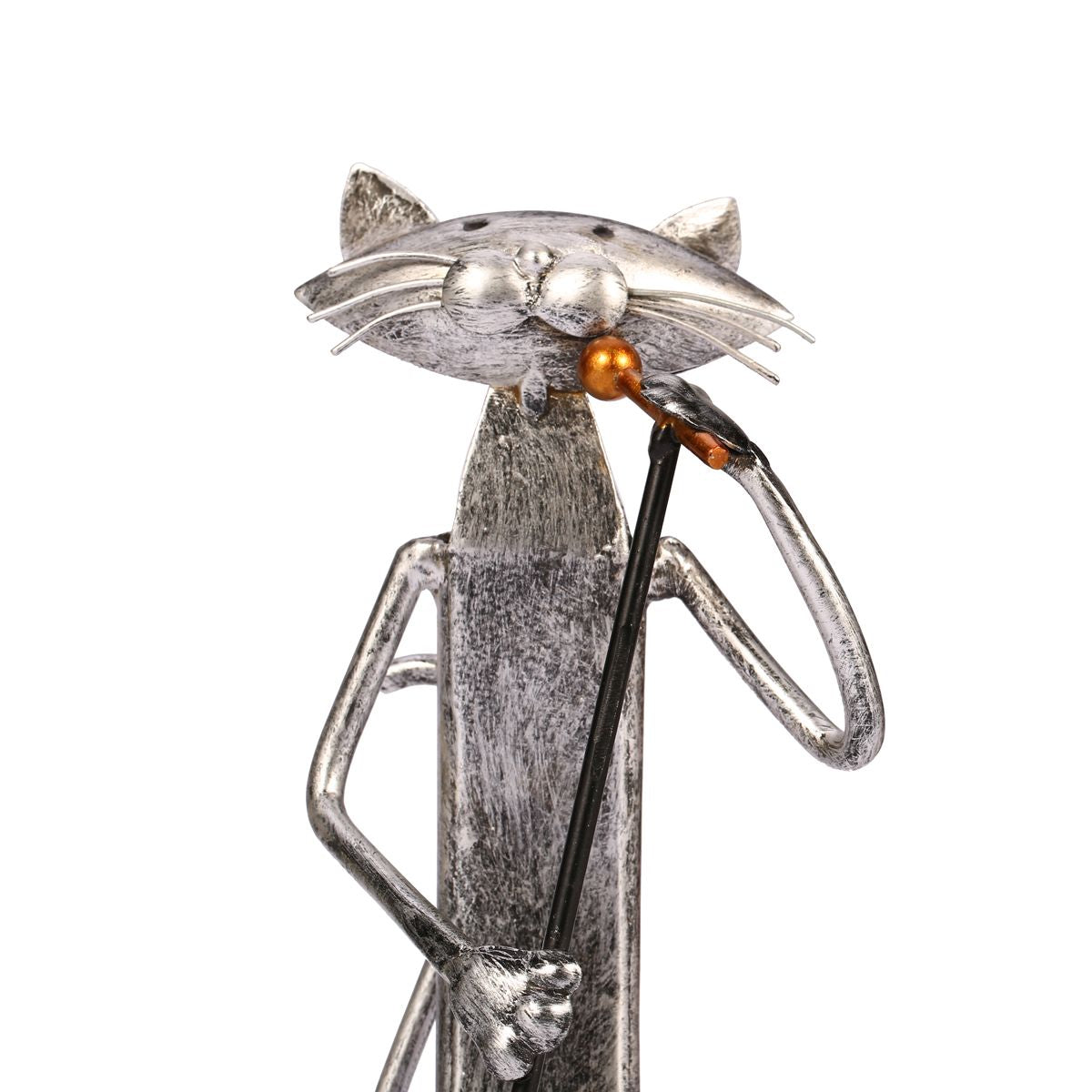 3 Mini Musiker Katzen Moderne Skulptur | Brehn